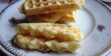 сметанные вафли с сыром