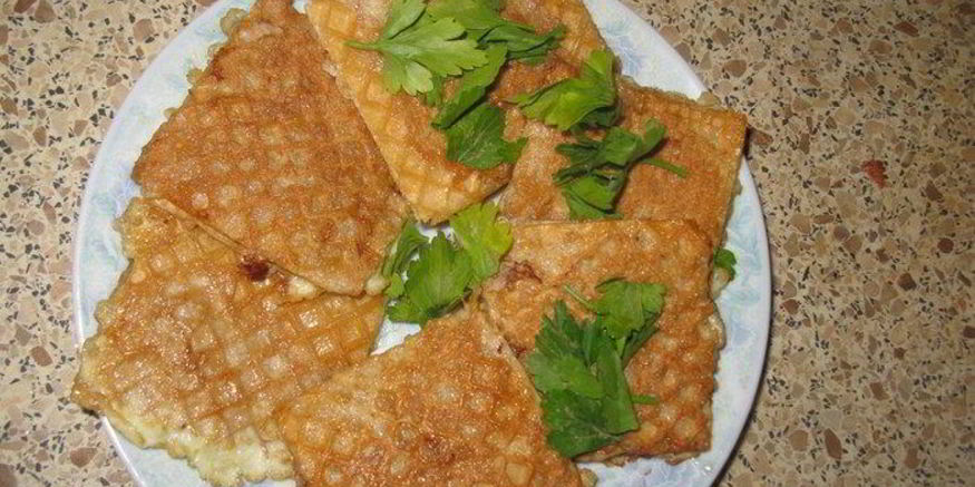 Рецепт сновы вафли, теперь с мясом