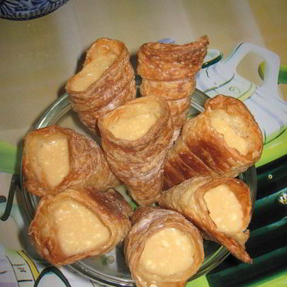 Трубочки со сгущенкой