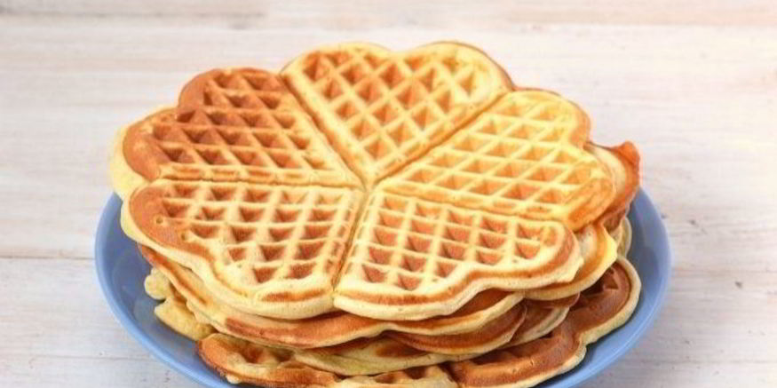 Рецепт творожных вафель