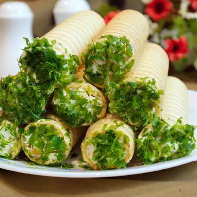 Вафельные трубочки с начинкой