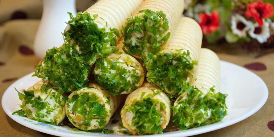 Рецепт вафельных трубочек с начинкой