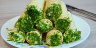 вафельные трубочки с начинкой