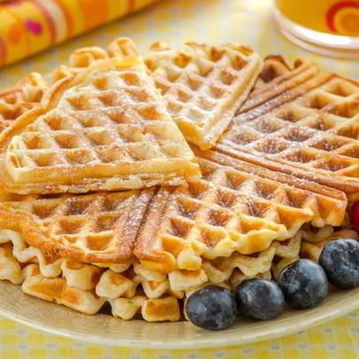 Вафли к завтраку