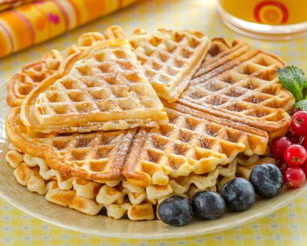 Вафли к завтраку