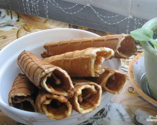 Вафли на кефире