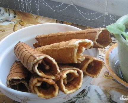 Вафли на кефире