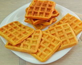 Вафли с абрикосом