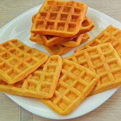 Вафли с абрикосом