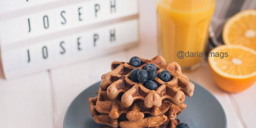 Рецепт вафель с корицей и яблочным пюре