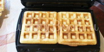 вафли в электровафельнице