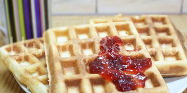 вафли в электровафельнице