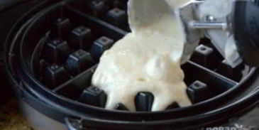 венские вафли мягкие