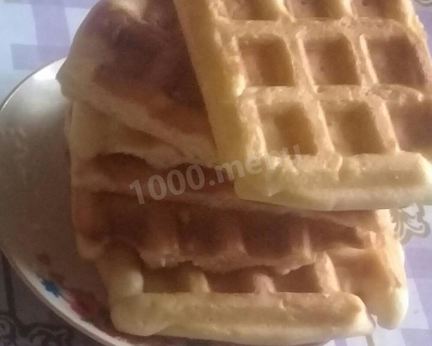 Венские вафли на молоке