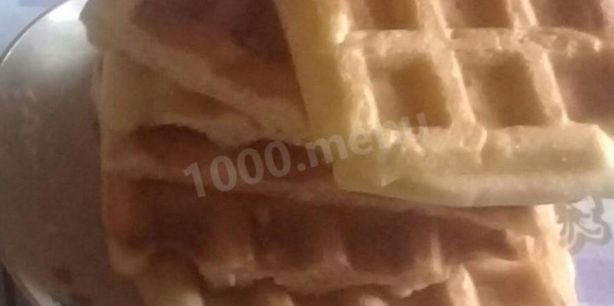 Рецепт венских вафель на молоке