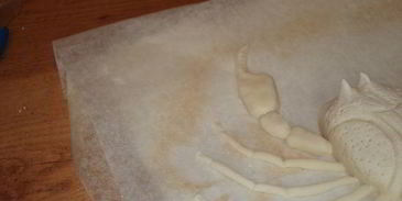 выпечка из пресного теста раки