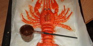 выпечка из пресного теста раки