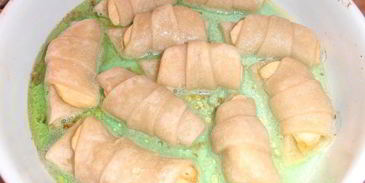 яблочные слойки в лимонадной карамели