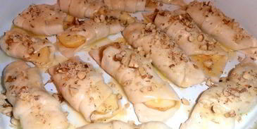 яблочные слойки в лимонадной карамели