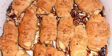 яблочные слойки в лимонадной карамели