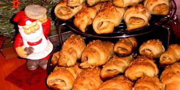 яблочные слойки в лимонадной карамели