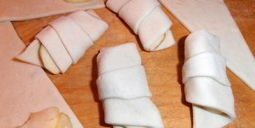 яблочные слойки в лимонадной карамели