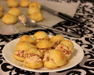 Несладкая начинка для профитролей