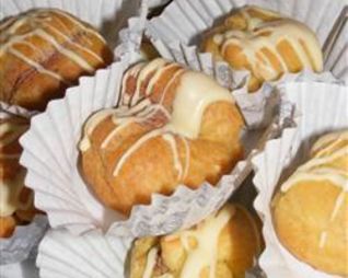 Профитроли c кремом из сгущенки