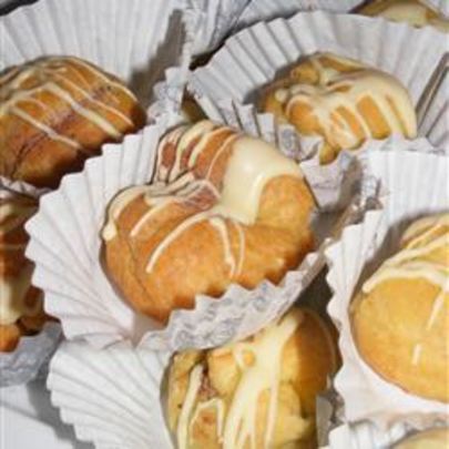 Профитроли c кремом из сгущенки