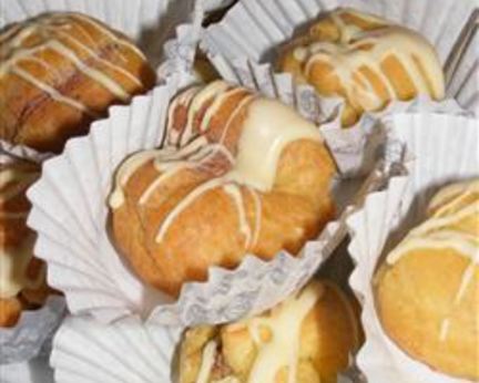 Профитроли c кремом из сгущенки