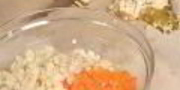 профитроли с картофельным салатом