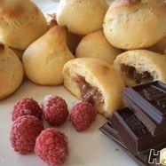 Рецепт Профитролей с шоколадно-ореховым кремом