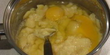 профитроли со сгущенкой