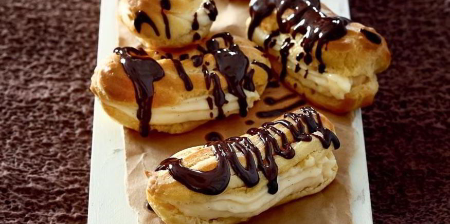 Рецепт эклеров из заварного теста