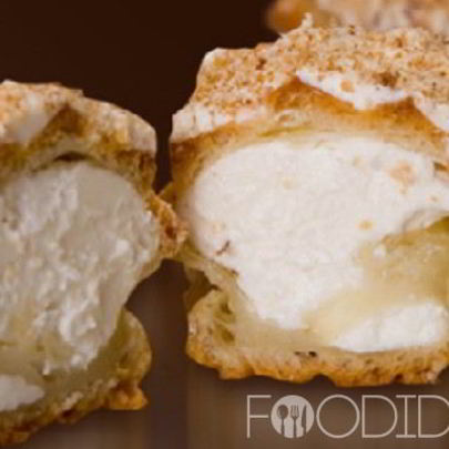 Эклеры с белковым кремом