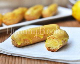 Эклеры с лимонным кремом