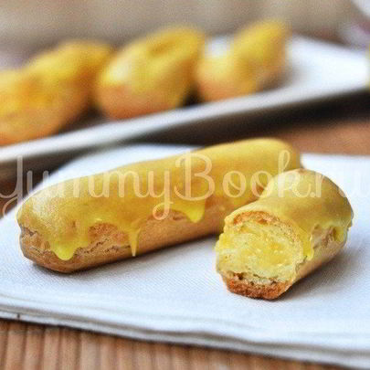 Эклеры с лимонным кремом
