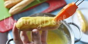 эклеры с лимонным кремом