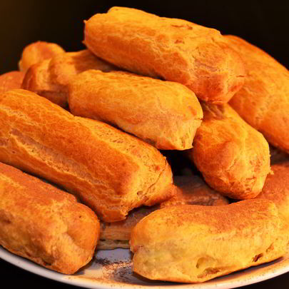 Эклеры с шоколадно-сливочным сыром