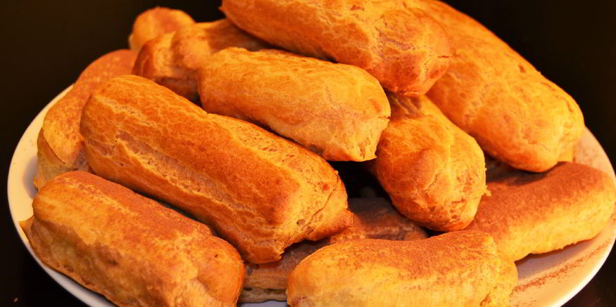 Рецепт эклеров с шоколадно-сливочным сыром