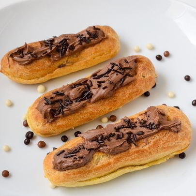Эклеры с шоколадным кремом