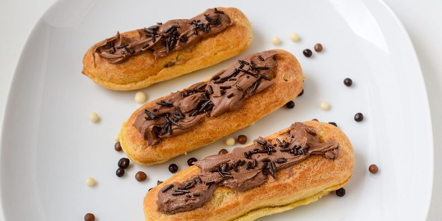 Рецепт эклеров с шоколадным кремом