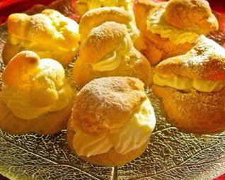 Эклеры с сырно-сливочным кремом