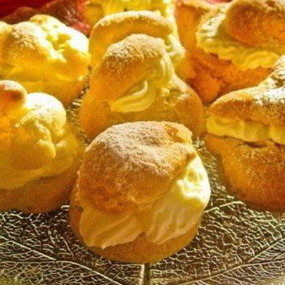 Эклеры с сырно-сливочным кремом