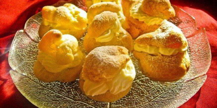 Рецепт эклеров с сырно-сливочным кремом