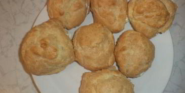 эклеры с творожным кремом