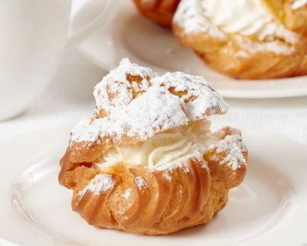 Эклеры со сливочно-творожным кремом