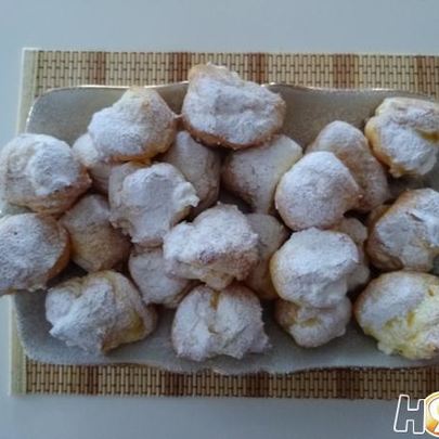 Эклеры со сливочным кремом