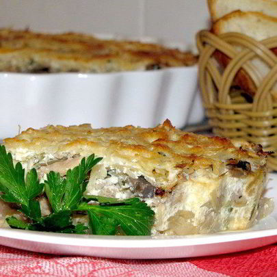 Капустная запеканка с мясным фаршем