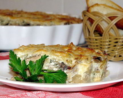 Капустная запеканка с мясным фаршем